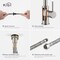 Kibi Circular Single Handle Pull Down Kitchen & Bar Sink Faucet with Soap Dispenser C-KKF2011BN-KSD100BN - alternate 6